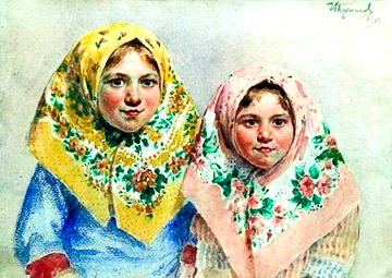 I.Kulikov. "The sisters "